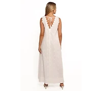 Petal and Pup Gabriella Maxi Dress - White