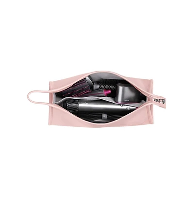 Bubm Pink Travel Case for Dyson Airwrap & Shark Flexstyle - Styler Organizer Bag with Attachment Storage