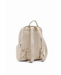 Desigual Women's Midsize half-logo backpack