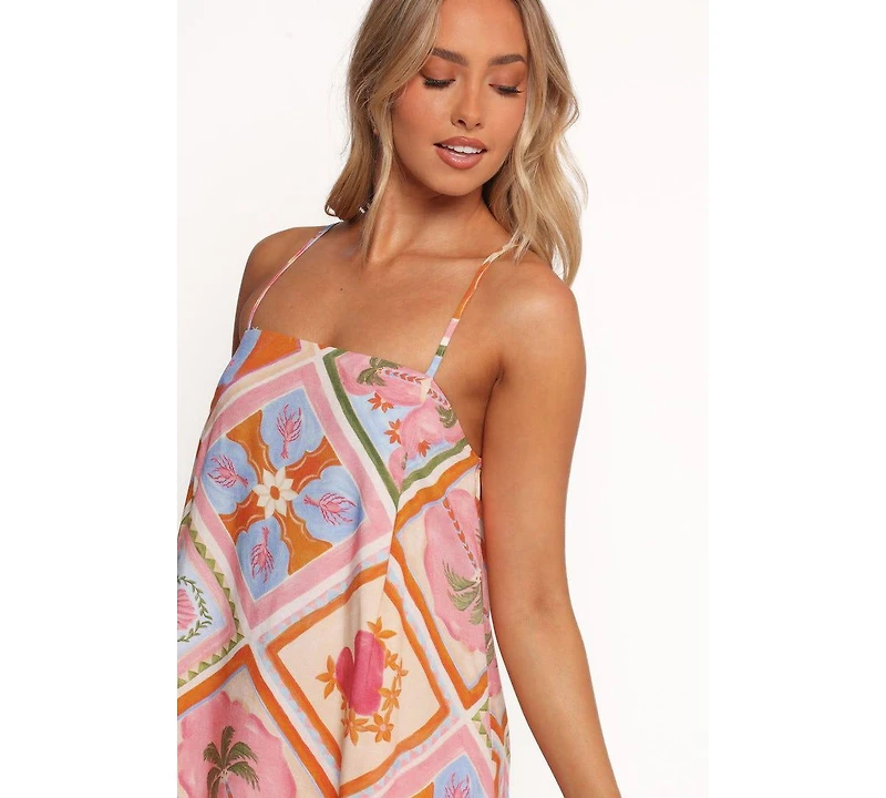 Petal and Pup Women's Gisela Midi Dress - Multi Tile