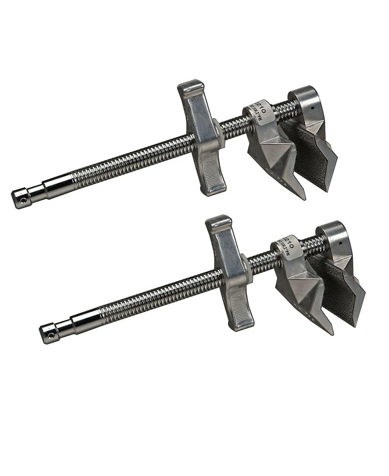 Matthews Matthellini Clamp with 6" End Jaw Configuration, Silver, 2-Pack