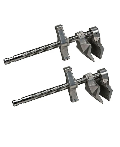 Matthews Matthellini Clamp with 6" End Jaw Configuration, Silver, 2-Pack
