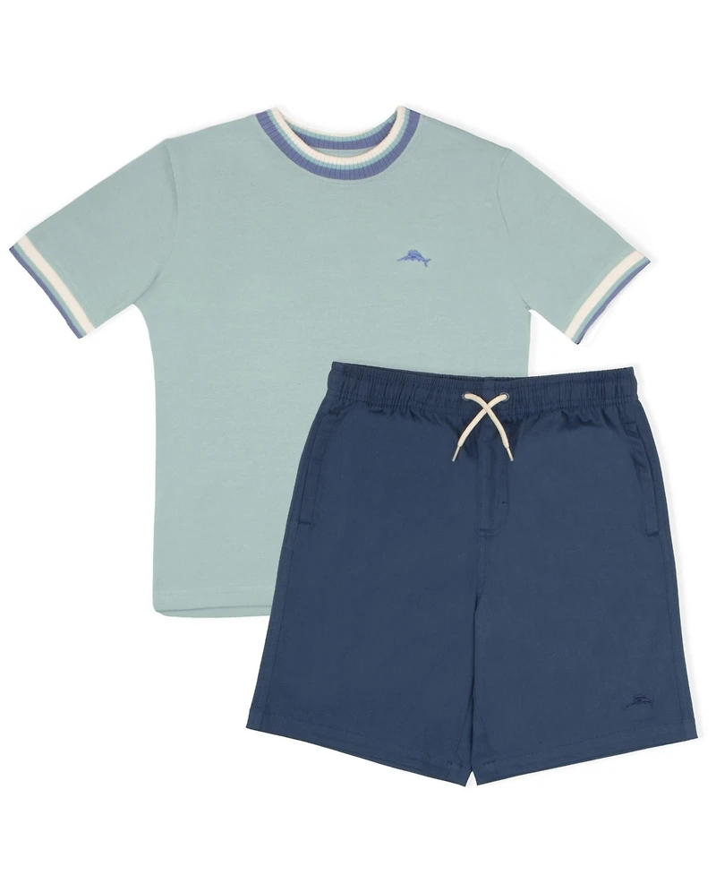 Tommy Bahama Boys 2 Piece T-Shirt and Short Outfit Set