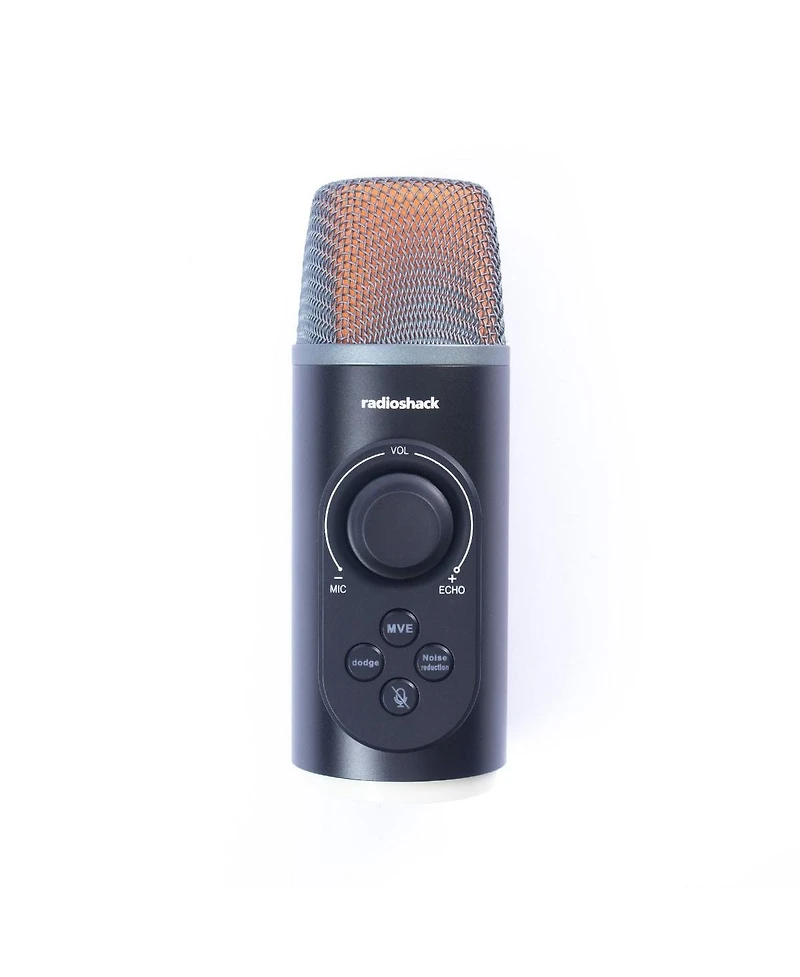 RadioShack Usb Tabletop Gaming Microphone With Lights Perfect For Streaming and Content Creation 2607102