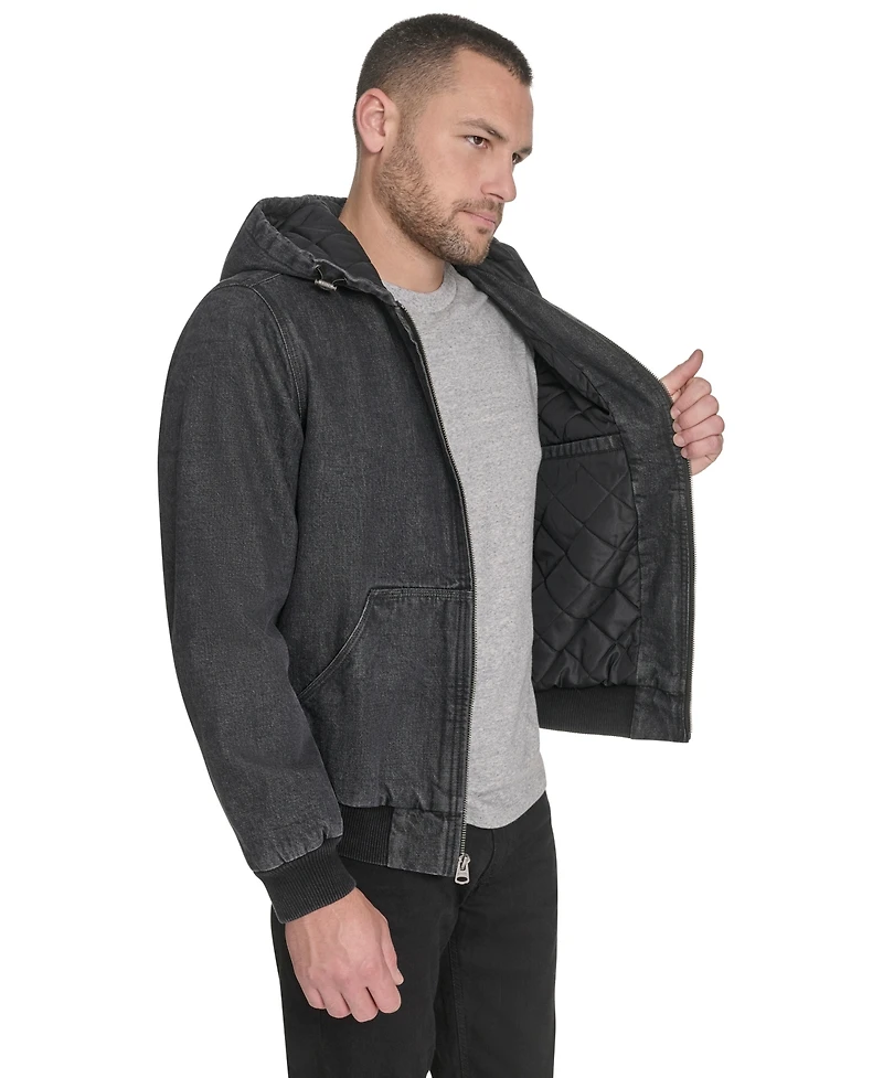 Levi's Men's Hooded Bomber Jacket