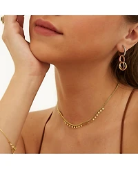 Spero London Multiple Star Sterling Silver Station Necklace