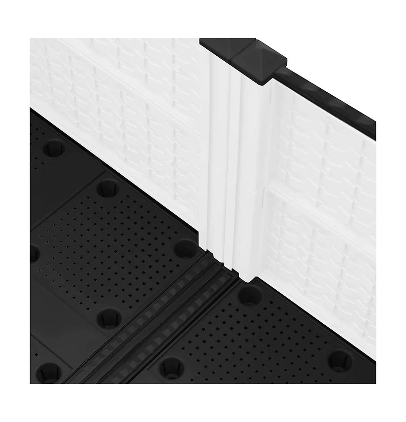 Raised Bed White Polypropylene Large Durable Raised Garden Bed