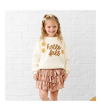 Sweet Wink Toddler Girls Hello Fall Knit Sweater