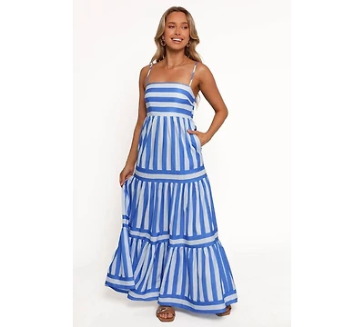 Petal and Pup Women's Emry Maxi Dress - Blue Stripe