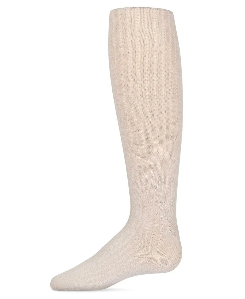Memoi Girls' Chain Cotton Blend Tights