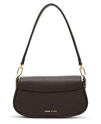 Anne Klein Sculpted Plaque East West Small Shoulder Bag