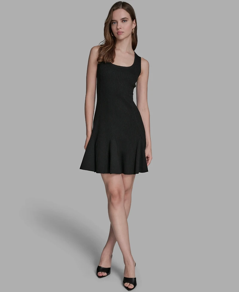 Bcbg Women's Knit Lurex Sweater Dress