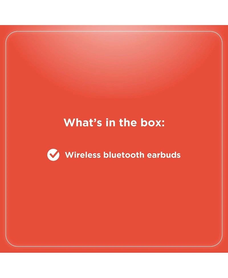 RadioShack Live Sound Wireless Bluetooth Earbuds with Noise Cancellation, IPX5 Waterproof, Black 3304399