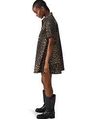 Steve Madden Women's Freddy Short Sleeve Dress