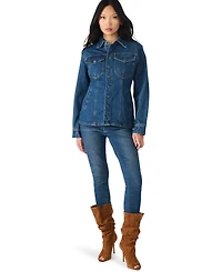 Steve Madden Women's Denim Long Sleeve Jacket