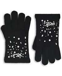 Karl Lagerfeld Paris Women's Krystal Tech Gloves