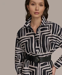 Donna Karan New York Women's Belted Short Dress
