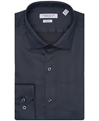 Perry Ellis Solid Sateen Slim Fit Dress Shirt