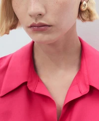 Mango Women's Lyocell Sleeveless Shirt