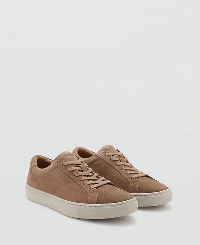 Mango Men's Suede Trainer Shoes