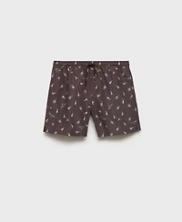 Mango Men's Sailboat Print Swimsuit