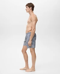 Mango Men's Multi-Striped Swimsuit