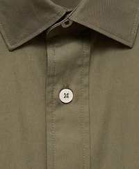 Mango Men's Regular-Fit Cotton Shirt