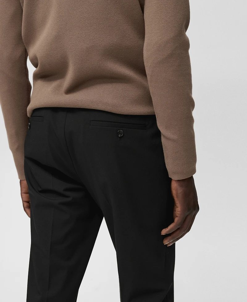 Mango Men's Bologna Slim-Fit Comfort-Stretch Pants