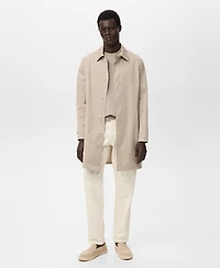 Mango Men's Classic Water-Repellent Trench Coat