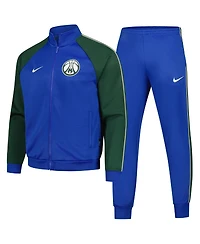 Nike Men's 2-Piece Royal Milwaukee Bucks 2024/25 City Edition Lightweight Full-Zip Jacket and Pants Set