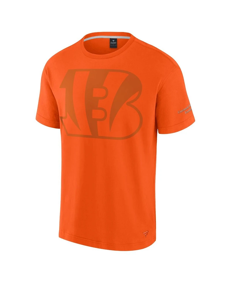 Fanatics Men's and Women's Orange Cincinnati Bengals Elements Iconic T-Shirt