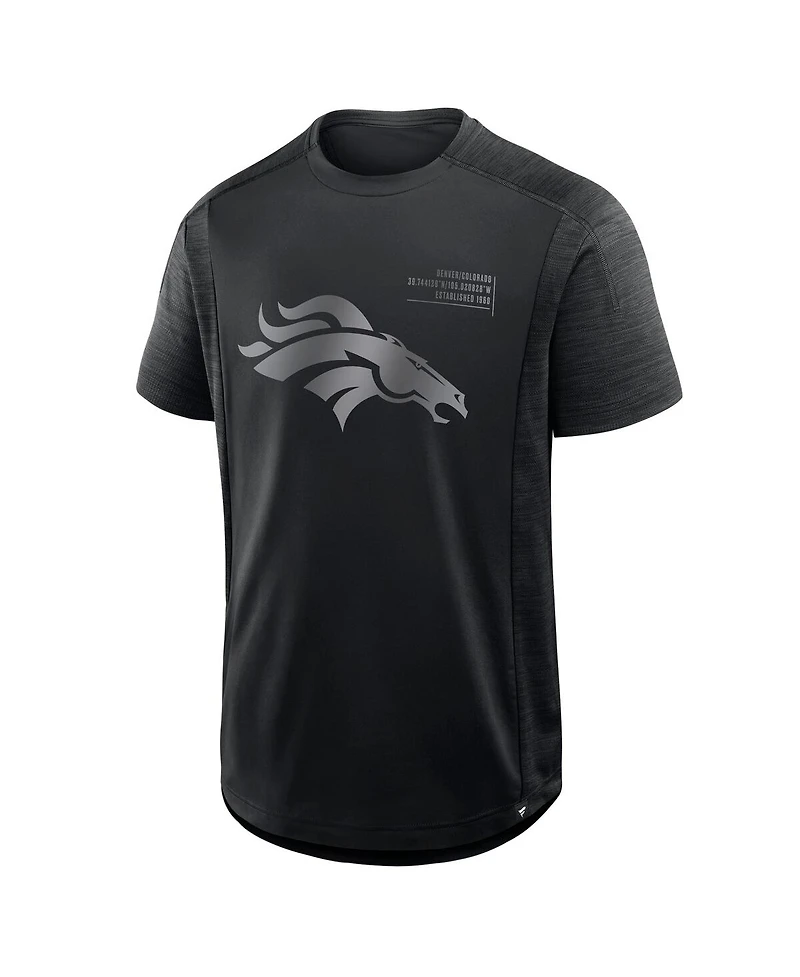Fanatics Men's Black Denver Broncos Deceptive Juke T-Shirt