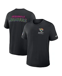 Nike Men's Black Jacksonville Jaguars 2025 Nfl Crucial Catch Tri-Blend Dri-fit T-Shirt