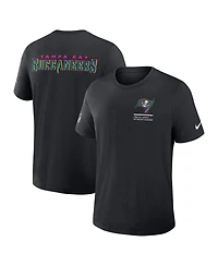 Nike Men's Black Tampa Bay Buccaneers 2025 Nfl Crucial Catch Tri-Blend Dri-fit T-Shirt