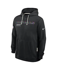 Nike Men's Black Cincinnati Bengals 2025 Nfl Crucial Catch Sideline Standard Issue Dri-fit Hoodie