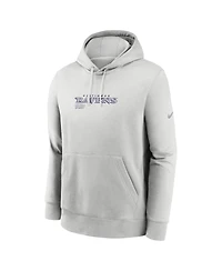 Nike Men's Gray Baltimore Ravens Edge Pack French Terry Club Pullover Hoodie