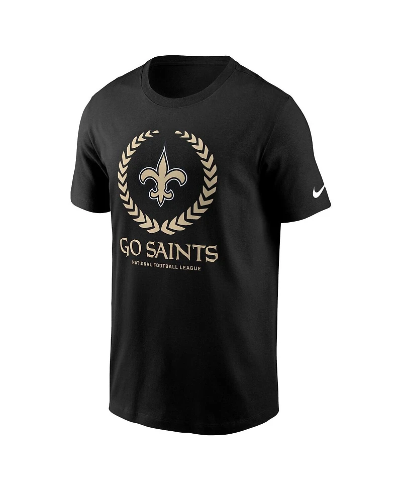 Nike Men's Black New Orleans Saints Primetime Local Essential T-Shirt