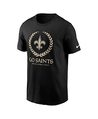 Nike Men's Black New Orleans Saints Primetime Local Essential T-Shirt