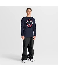 Nike Men's Navy New England Patriots Primetime Legend Icon Performance Long Sleeve T-Shirt