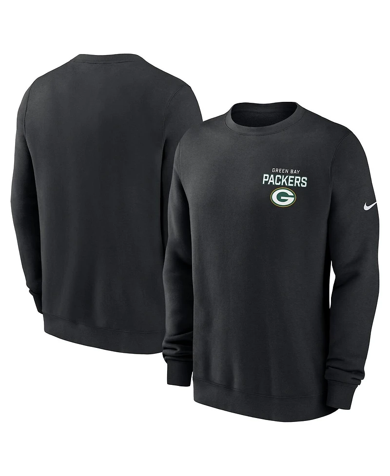 Nike Men's Green Bay Packers Primetime Club Fleece Pullover Sweatshirt
