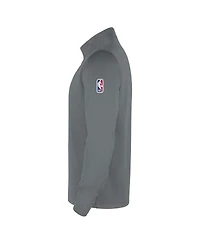 Nike Men's Silver San Antonio Spurs 2025/26 Authentic Coaches Quarter-Zip Dri-Fit Hoodie