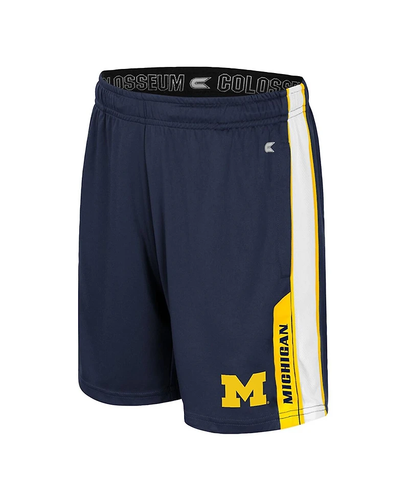 Colosseum Big Boys and Girls Navy Michigan Wolverines Gumbaldia Shorts