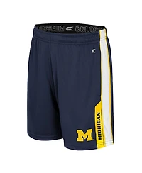 Colosseum Big Boys and Girls Navy Michigan Wolverines Gumbaldia Shorts