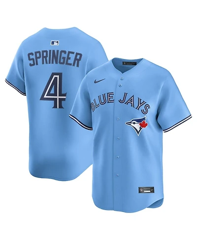 Nike Men's George Springer Powder Blue Toronto Jays Alternate 2 Limited Jersey