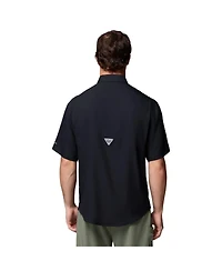 Columbia Men's Black Alabama Crimson Tide Tamiami Omni-Shade Button-Down Shirt