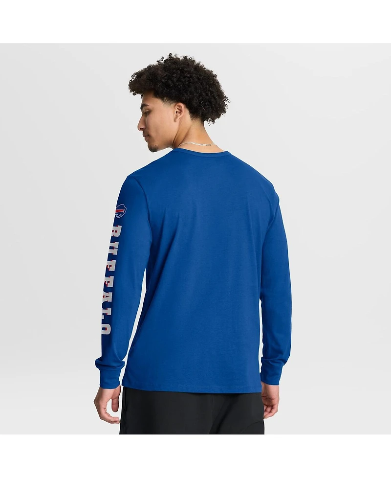 Fanatics Men's Royal Buffalo Bills Hometown Sweep Legacy Long Sleeve T-Shirt