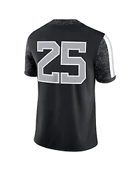 Nike Men's 25 Black West Virginia Mountaineers Alternate Game Jersey