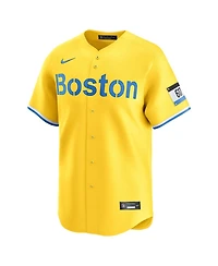 Nike Men's Roman Anthony Gold Boston Red Sox City Connect Limited Jersey