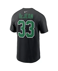 Nike Men's Cooper DeJean Black Philadelphia Eagles Player Name Number T-Shirt
