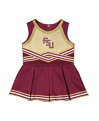Colosseum Girls Baby Boys and Garnet Florida State Seminoles Lollipop Park Cheer Dress